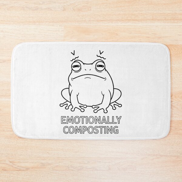 Item preview, Funny Stressed Frog Minimalist Quote designed and sold by ColorVR.