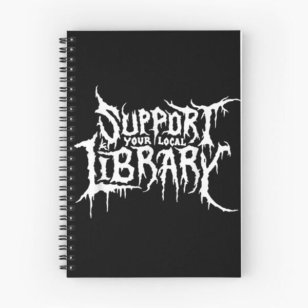 Item preview, Support Your Local Library Horror Bookworm Design T-Shirt designed and sold by EvelysEmelia.