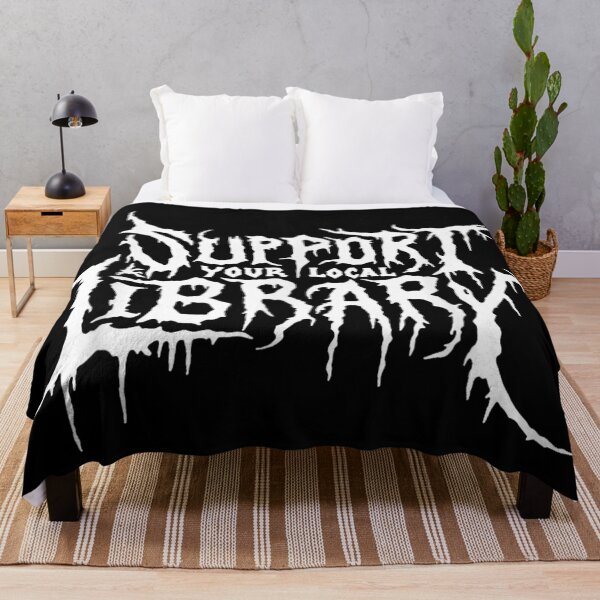 Item preview, Support Your Local Library Horror Bookworm Design T-Shirt designed and sold by EvelysEmelia.
