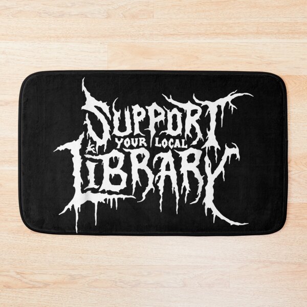 Item preview, Support Your Local Library Horror Bookworm Design T-Shirt designed and sold by EvelysEmelia.