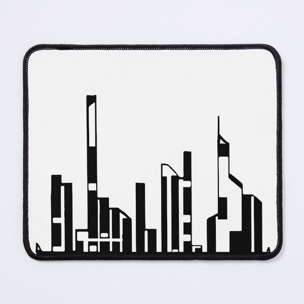 Item preview, Paysage Urbain 11 (simple, noir et blanc, minimaliste) designed and sold by EBFCDesigns.