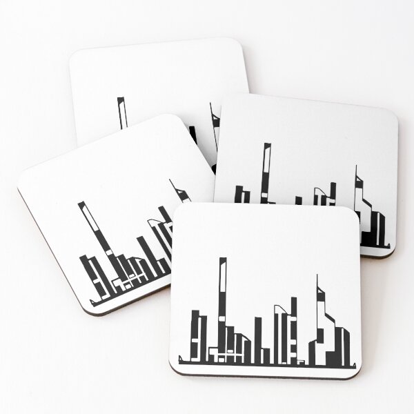 Item preview, Paysage Urbain 11 (simple, noir et blanc, minimaliste) designed and sold by EBFCDesigns.