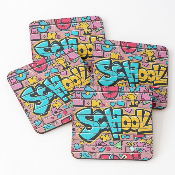 Item preview, Urban School Supplies Pattern, Street Art Print, Back to School gift  designed and sold by TheGaliyaStudio.