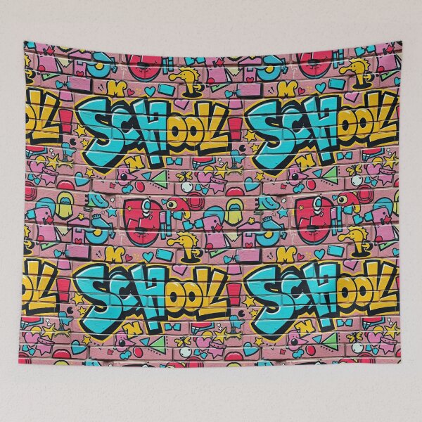 Item preview, Urban School Supplies Pattern, Street Art Print, Back to School gift  designed and sold by TheGaliyaStudio.