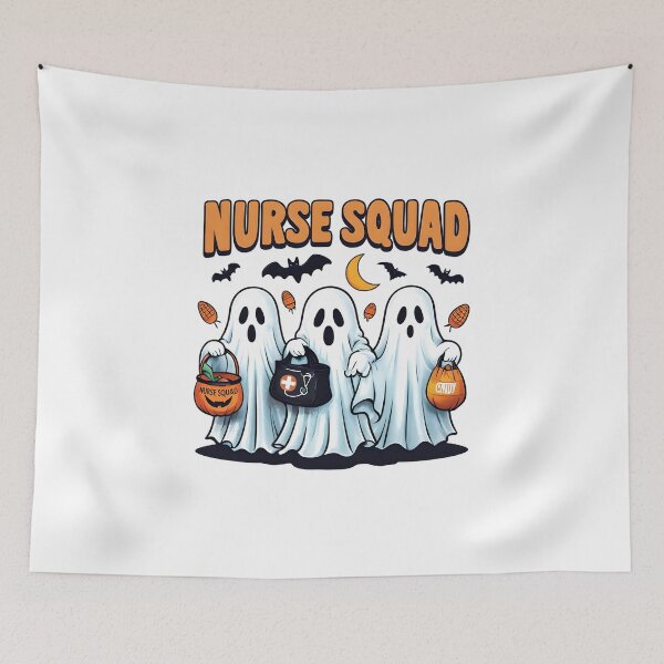 Item preview, Nurse Squad – Ghost Duty designed and sold by GoxyVision.
