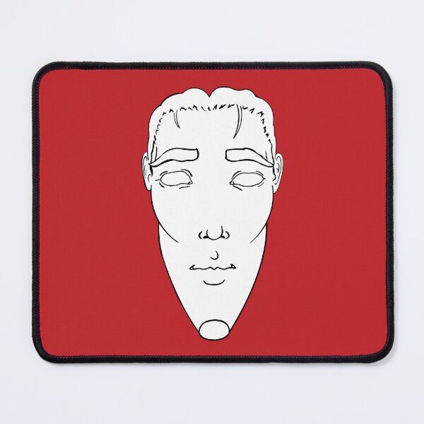Item preview, Copie de Copie de Portrait Rouge 9 (simple, centré), tête, noir, blanc designed and sold by EBFCDesigns.