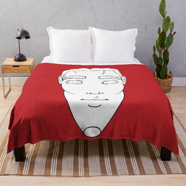 Item preview, Copie de Copie de Portrait Rouge 9 (simple, centré), tête, noir, blanc designed and sold by EBFCDesigns.