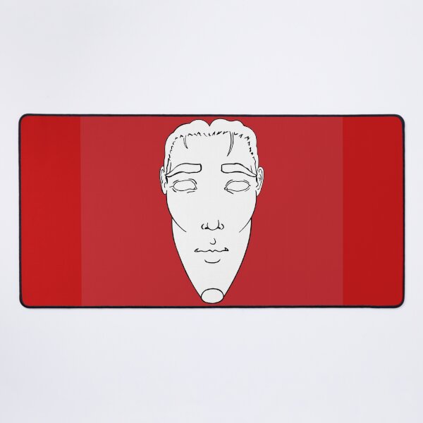 Item preview, Copie de Copie de Portrait Rouge 9 (simple, centré), tête, noir, blanc designed and sold by EBFCDesigns.