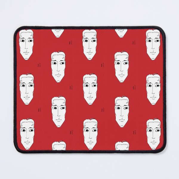 Item preview, Copie de Copie de Portrait Rouge 9 (mosaic), tête, noir, blanc designed and sold by EBFCDesigns.