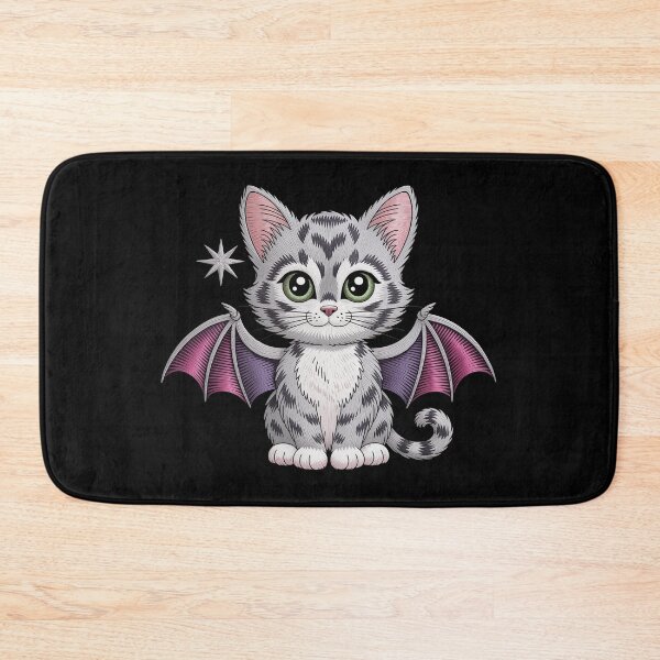 Item preview, embroidered cat bat designed and sold by jkrphoto.