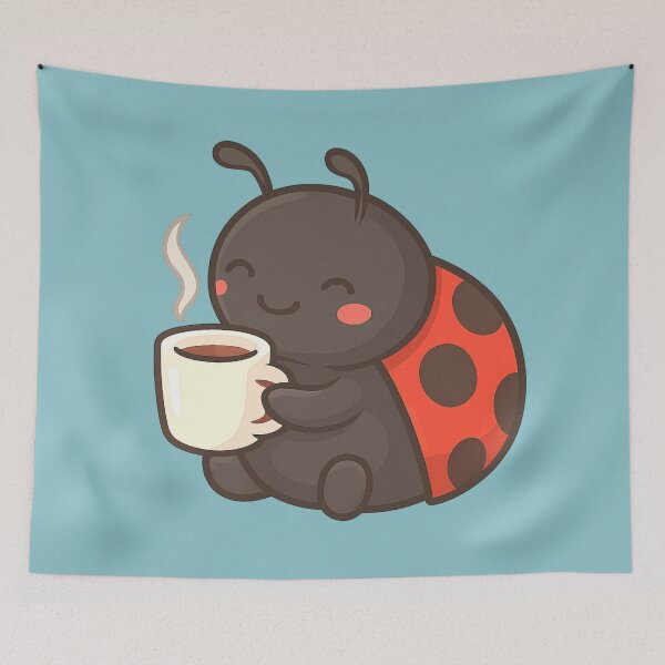 Item preview, Coffee Break Ladybug designed and sold by AwesomeBeyondLimits.