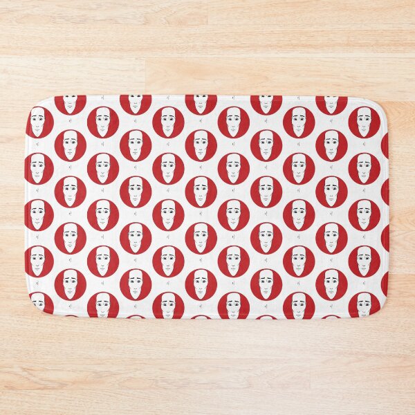 Item preview, Copie de Portrait Rouge 8 (disk), tête, noir, blanc designed and sold by EBFCDesigns.