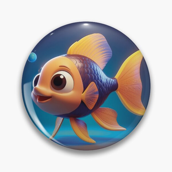 Item preview, Adorable 3D Fish Fun 2 designed and sold by Becky-Poppins.