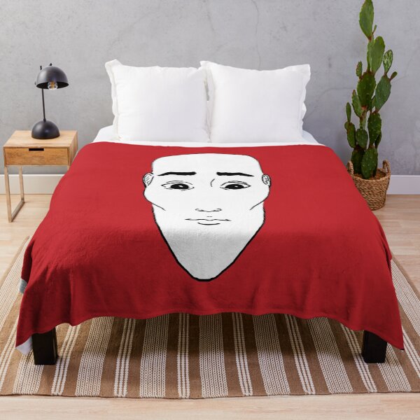 Item preview, Portrait Rouge 8 (simple, centré), tête, noir, blanc designed and sold by EBFCDesigns.