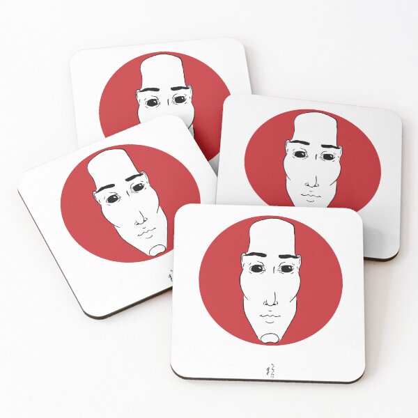 Item preview, Copie de Portrait Rouge 7 (disco), tête, noir, blanc designed and sold by EBFCDesigns.