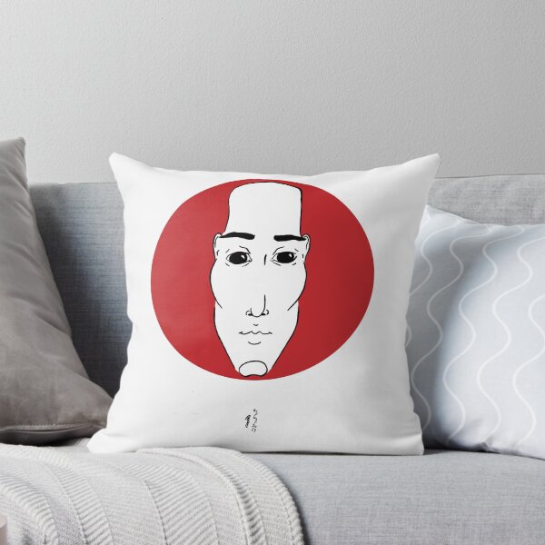 Item preview, Copie de Portrait Rouge 7 (disk), tête, noir, blanc designed and sold by EBFCDesigns.