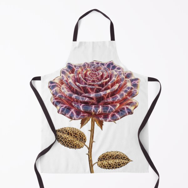 Item preview, Electric Marble Rose with Leopard Leaves designed and sold by MoreGlamour.