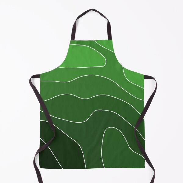 Item preview, Modern green wave pattern designed and sold by TAbstractDesign.