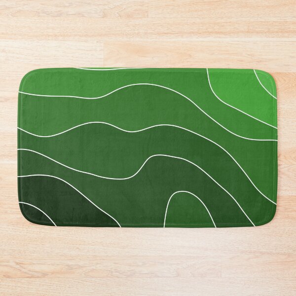 Item preview, Modern green wave pattern designed and sold by TAbstractDesign.