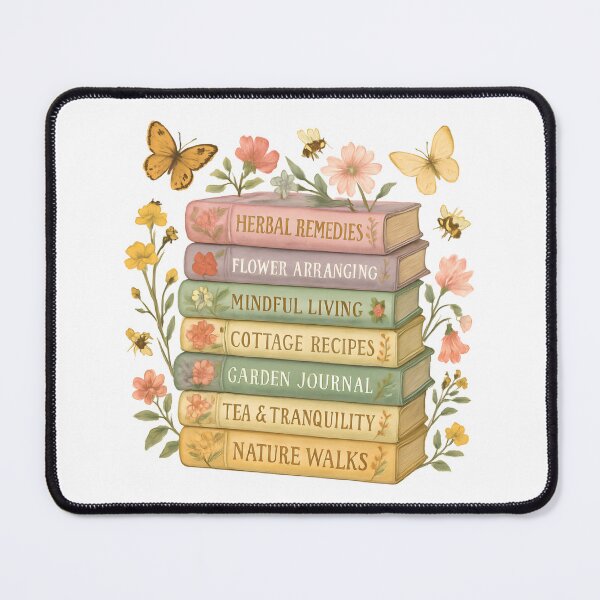 Item preview, Nature and Book Lover Botanical Stack designed and sold by HandicraftArt.