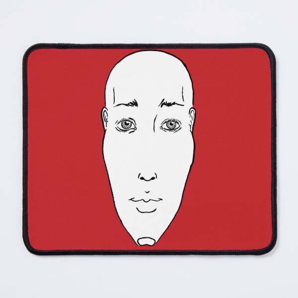 Item preview, Portrait Rouge 6 (simple, centré), tête, noir, blanc designed and sold by EBFCDesigns.