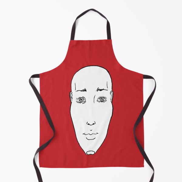 Item preview, Portrait Rouge 6 (simple, centré), tête, noir, blanc designed and sold by EBFCDesigns.