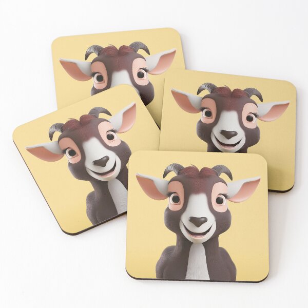 Item preview, 3D Goat Cuteness designed and sold by Becky-Poppins.