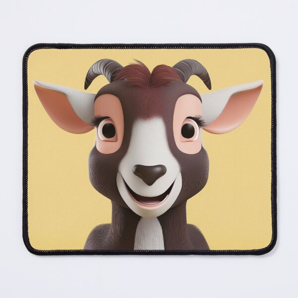 Item preview, 3D Goat Cuteness designed and sold by Becky-Poppins.