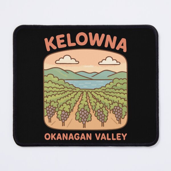 Item preview, Kelowna Vineyard Okanagan Valley Lake designed and sold by TomFrontierArt.