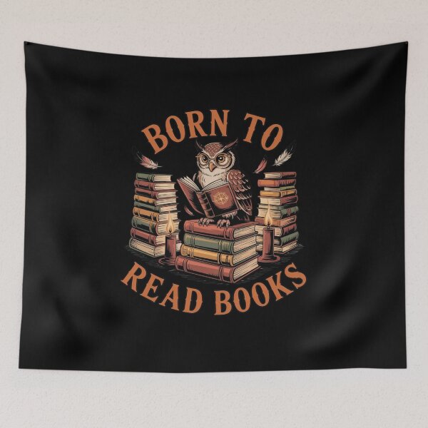 Item preview, Owl Reading Books – Rustic Academic Library Illustration For Teacher designed and sold by teevoxx.