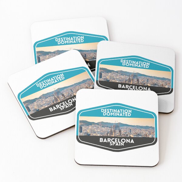 Item preview, Destination Dominated: Barcelona Spain Travel Badge designed and sold by Imagin8ive.