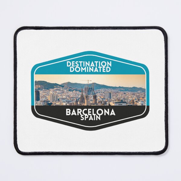 Item preview, Destination Dominated: Barcelona Spain Travel Badge designed and sold by Imagin8ive.
