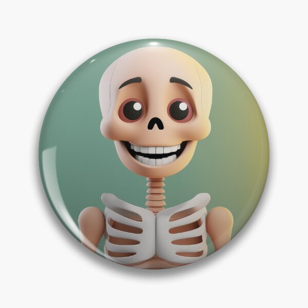 Item preview, Bones & Giggles – Cute 3D Skeleton designed and sold by Becky-Poppins.