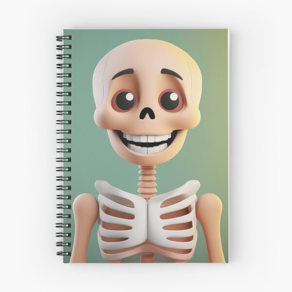 Item preview, Bones & Giggles – Cute 3D Skeleton designed and sold by Becky-Poppins.
