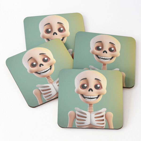 Item preview, Bones & Giggles – Cute 3D Skeleton designed and sold by Becky-Poppins.