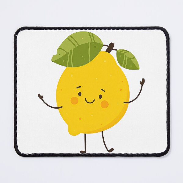 Item preview, Adorable Smiling Lemon Character designed and sold by ArtfulWeave.