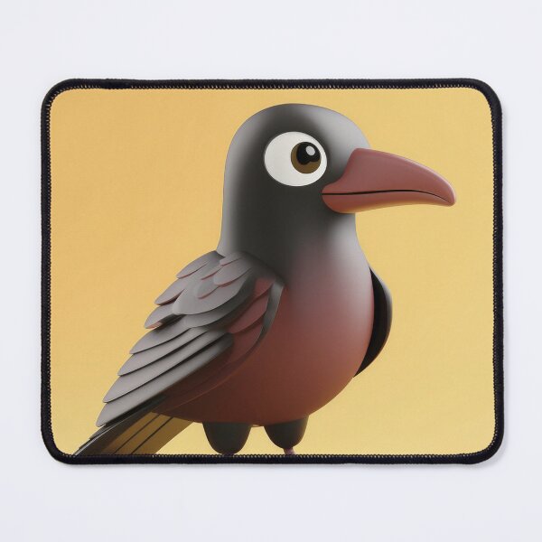 Item preview, Nevermore Adorable – 3D Raven Charm designed and sold by Becky-Poppins.