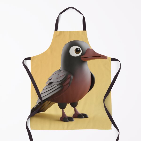 Item preview, Nevermore Adorable – 3D Raven Charm designed and sold by Becky-Poppins.