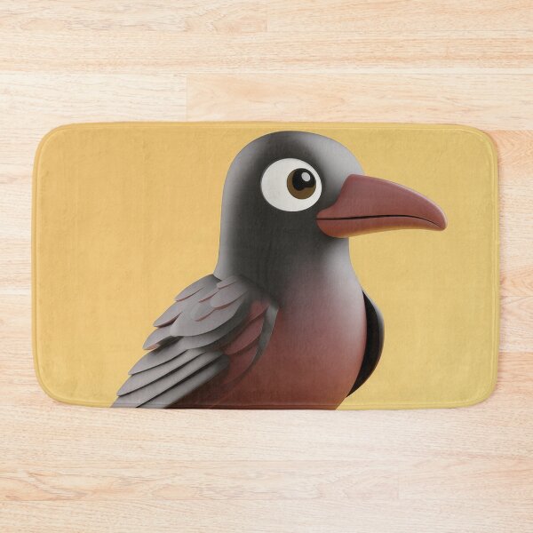 Item preview, Nevermore Adorable – 3D Raven Charm designed and sold by Becky-Poppins.