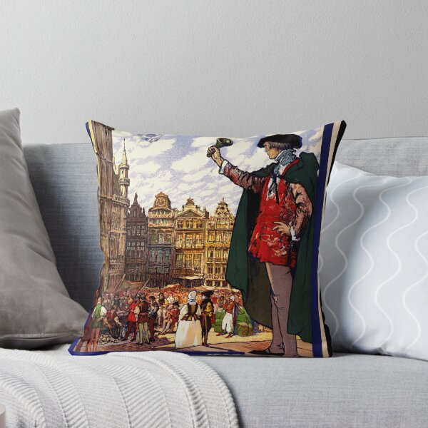 Item preview, Vintage Brussels Fair Poster Art | 1923 Commercial Fair Illustration | Historic European Event Print | Architectural Retro Decor designed and sold by artofuniverse.