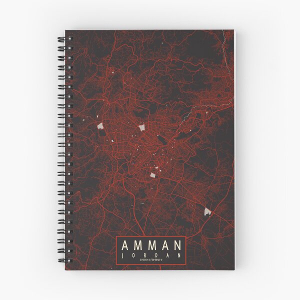 Item preview, Amman City Map of Jordan - Vector designed and sold by deMAP.