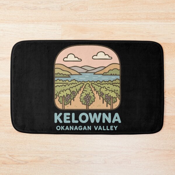 Item preview, Kelowna Vineyard Okanagan Valley Lake Retro designed and sold by TomFrontierArt.