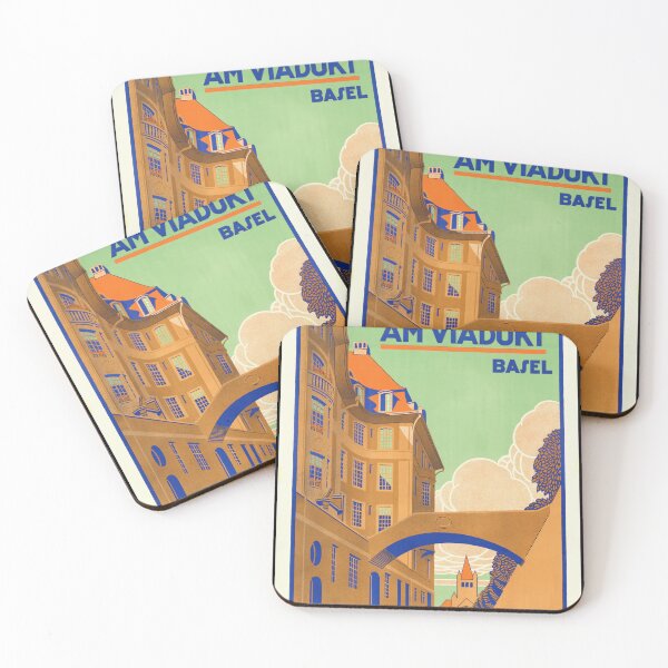 Item preview, Vintage Art Deco Poster | Muster-Wohnungen am Viadukt Basel | Architectural Urban Design | 20th Century Graphic Art Print designed and sold by artofuniverse.