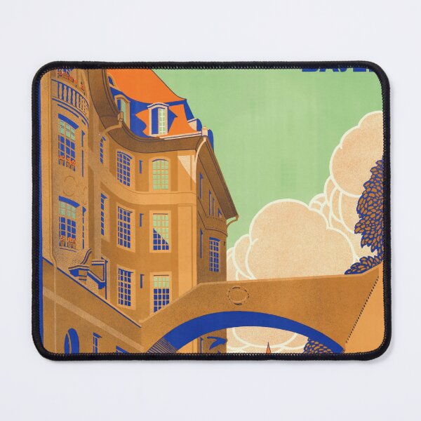 Item preview, Vintage Art Deco Poster | Muster-Wohnungen am Viadukt Basel | Architectural Urban Design | 20th Century Graphic Art Print designed and sold by artofuniverse.