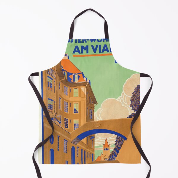 Item preview, Vintage Art Deco Poster | Muster-Wohnungen am Viadukt Basel | Architectural Urban Design | 20th Century Graphic Art Print designed and sold by artofuniverse.