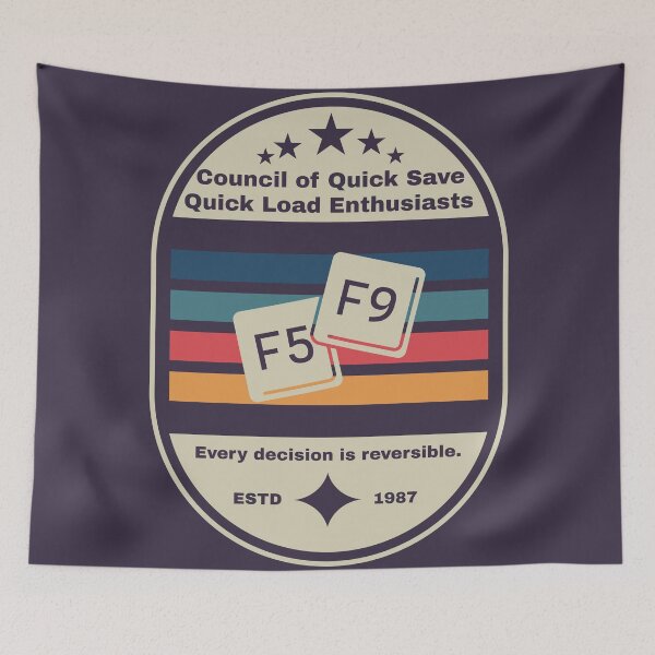 Item preview, Council of Quick Save, Quick Load Enthusiasts designed and sold by Milena R..