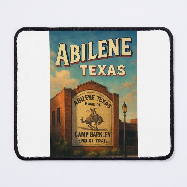 Item preview, Abilene Texas – Historic Mural and Camp Barkley Tribute designed and sold by Places On Earth.