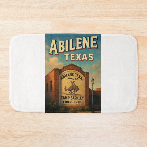 Item preview, Abilene Texas – Historic Mural and Camp Barkley Tribute designed and sold by Places On Earth.