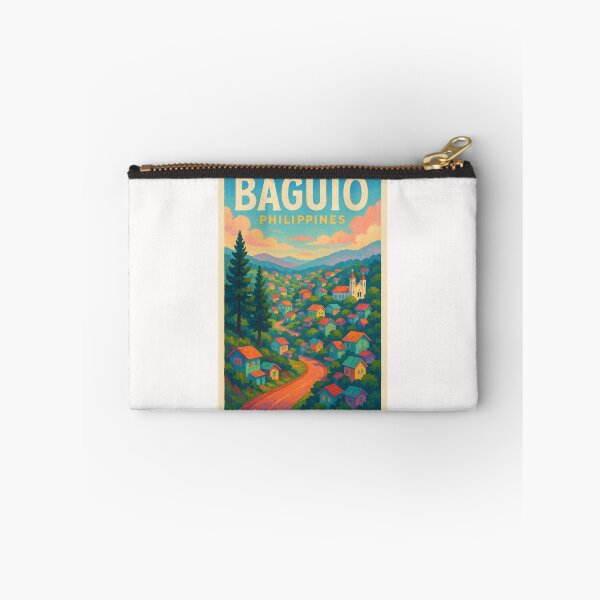 Item preview, Baguio Philippines – Colorful Mountain Cityscape and Cathedral designed and sold by Places On Earth.