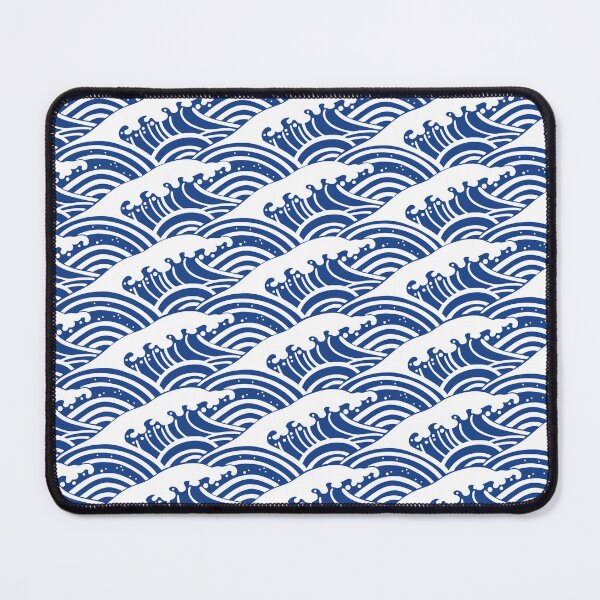 Item preview, Seamless Japanese Wave Pattern (Seigaiha) designed and sold by BibbleBambie.